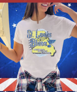 St. Louis Blues National Hockey League map Shirt