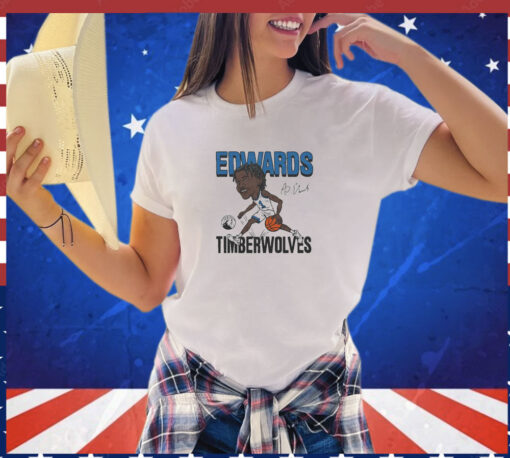 Timberwolves Anthony Edwards Signature t-shirt