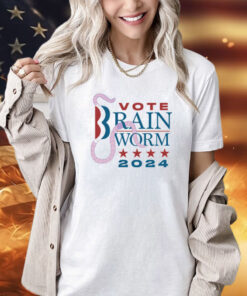 Vote Brain Worm 2024 t-shirt