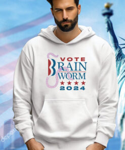 Vote Brain Worm 2024 t-shirt