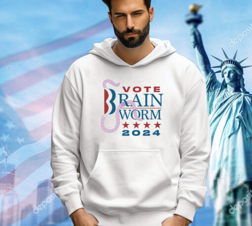 Vote Brain Worm 2024 t-shirt