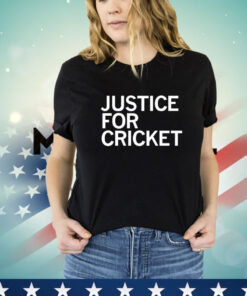 Justice for cricket shirt