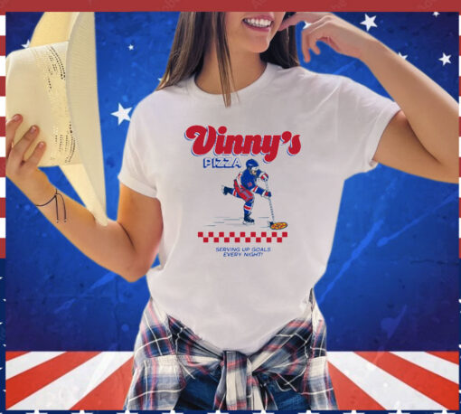 Vinny’s Pizza Serving Up Goals Every Night t-shirt