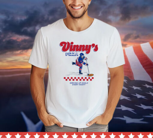 Vinny’s Pizza Serving Up Goals Every Night t-shirt