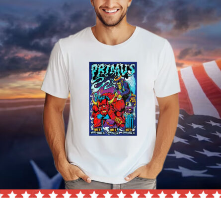 Poster Primus Tour In Asheville, NC On May 8, 2024 shirt