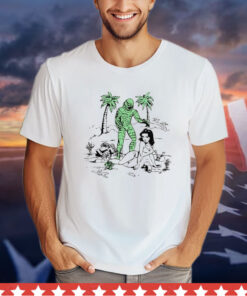 Creature From The Black Lagoon Ink Art High Quality shirt