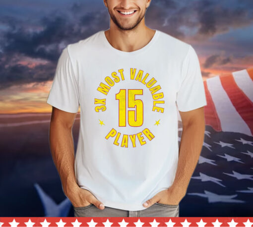 3X MVP Most Valuable Player shirt