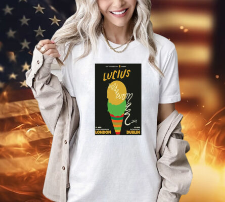 Lucius Village Underground London August 21 2024 Poster t-shirt
