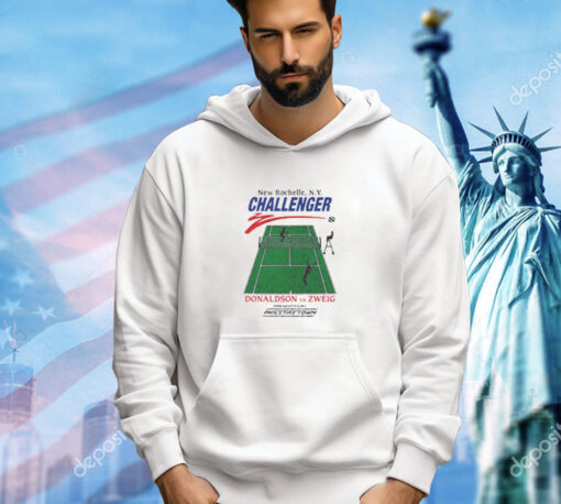 New Rochelle, N.Y. Challenger. Donaldson vs. Zweig shirt