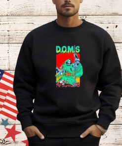 Jesus Olivares wearing DOMS shirt