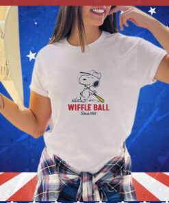 Peanuts X Wiffle Ball Snoopy Baseball t-shirt