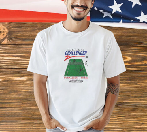 New Rochelle, N.Y. Challenger. Donaldson vs. Zweig shirt