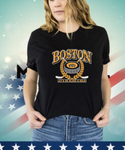 Boston Bruins lets go back and gold NHL T-shirt