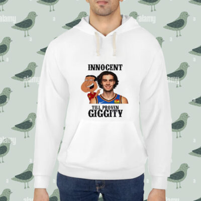 Josh Giggity Giddey OKC Thunder innocent till proven Giggity shirt