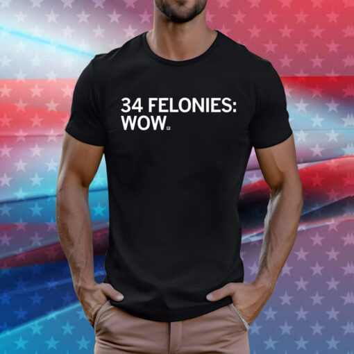 34 Felony Counts Wow TShirt