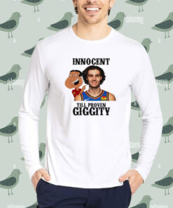 Josh Giggity Giddey OKC Thunder innocent till proven Giggity shirt