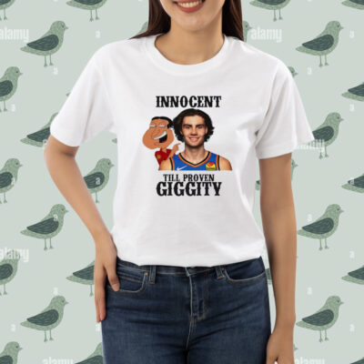 Josh Giggity Giddey OKC Thunder innocent till proven Giggity shirt