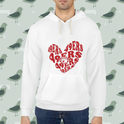 Football Heart 49ers shirt