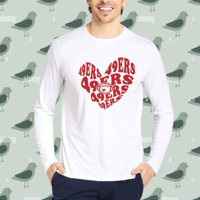 Football Heart 49ers shirt