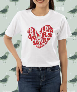 Football Heart 49ers shirt