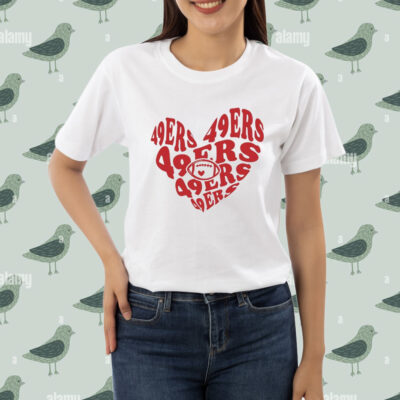 Football Heart 49ers shirt