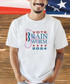 Vote Brain Worm 2024 t-shirt