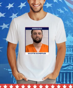 Arrested Scottie Scheffler Mugshot T-Shirt