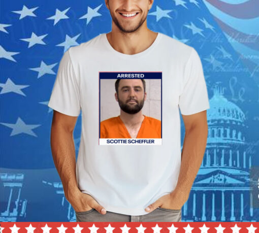 Arrested Scottie Scheffler Mugshot T-Shirt