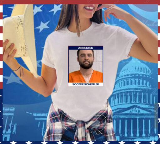 Arrested Scottie Scheffler Mugshot T-Shirt