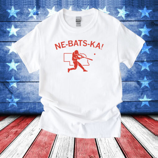 Baseball in Nebraska Ne-bat-sk T-Shirts