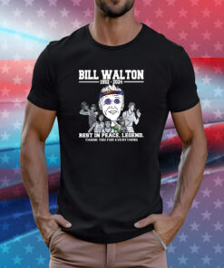 Bill Walton Rest In Peace Legend Thank You For Everything Shirt