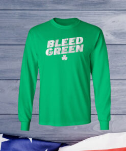 Official Bleed Green Boston Basketball Longsleeve