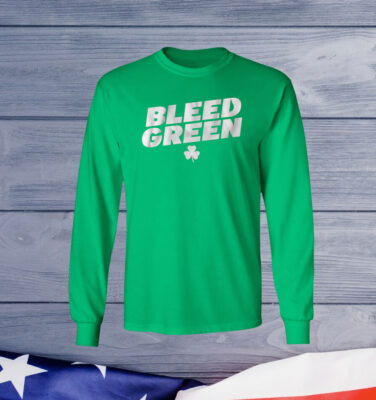 Official Bleed Green Boston Basketball Longsleeve