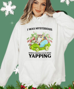 Cat I was mysterious when i should have been yapping T-Shirt