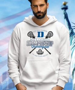 Duke Blue Devils 2024 NCAA Division I Men’s Lacrosse Championship Quarterfinal Shirt