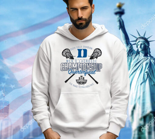 Duke Blue Devils 2024 NCAA Division I Men’s Lacrosse Championship Quarterfinal Shirt