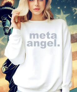Elle wearing Meta Angel Shirt