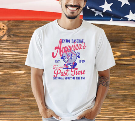 Enjoy baseball America’s favorite past june national sport of the USA Shirt