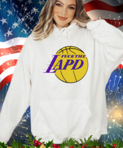 Fuck the lapd Los Angeles Lakers logo T-Shirt