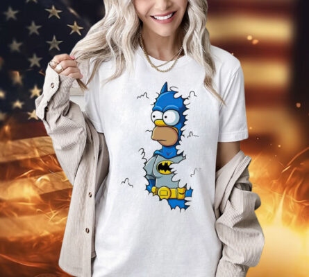 Hedgeman Homer Simpson x Batman Shirt