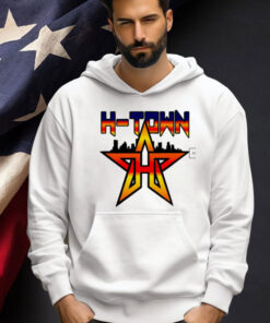 Houston Astros Skyline H Town Baseball Shirt