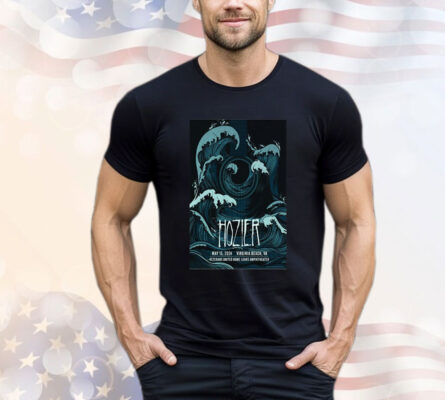 Hozier May 15 2024 Veterans United Home Loans Amphitheater Virginia Beach VA Poster Shirt