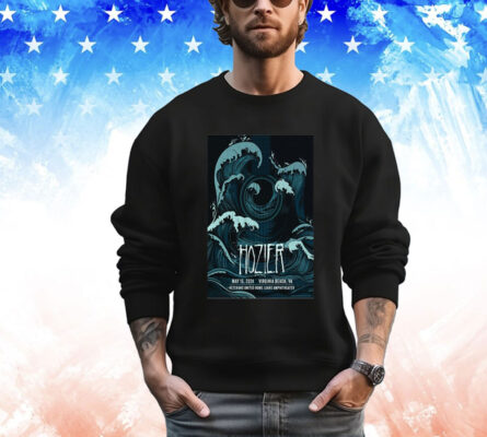 Hozier May 15 2024 Veterans United Home Loans Amphitheater Virginia Beach VA Poster Shirt