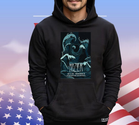 Hozier May 15 2024 Veterans United Home Loans Amphitheater Virginia Beach VA Poster Shirt