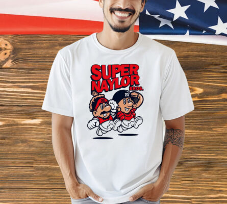 Josh and Bo Naylor Super Naylor Bros Cleveland Guardians Shirt