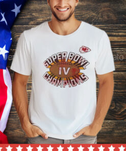 Kansas City Chiefs Super Bowl IV Champions T-Shirt