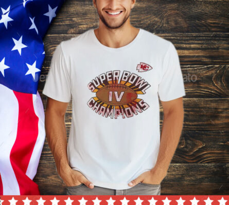 Kansas City Chiefs Super Bowl IV Champions T-Shirt