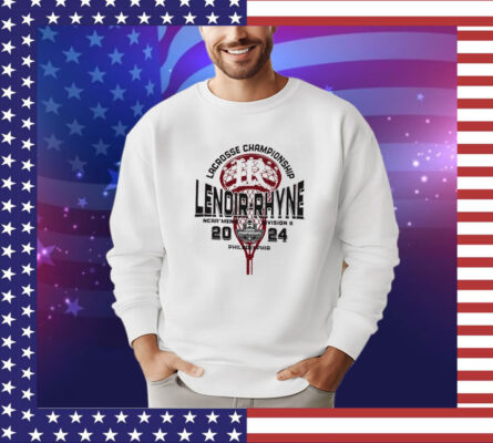 Lenoir-Rhyne 2024 NCAA Men’s Division II Lacrosse Championship T-Shirt