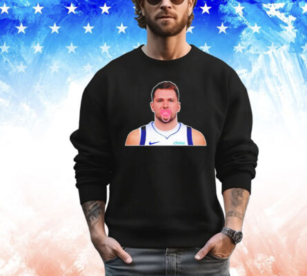 Luka Doncic with soft bodied baby Shirt