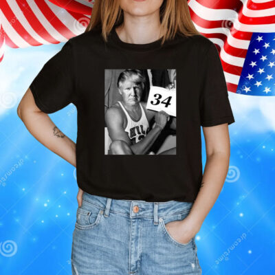 Mike Taddow Trump 34-0 Not Guilty Shirt